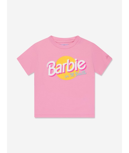 MC2 Saint Barth Girls Barbie T-Shirt in Pink Voir les baskets