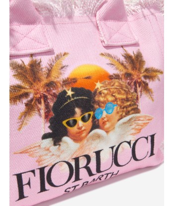 MC2 Saint Barth Girls Fiorucci Canvas Bag in Pink pas cher chine