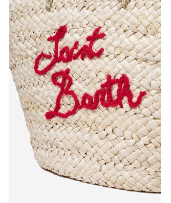 MC2 Saint Barth Girls Straw Logo Bag in Beige l'évolution des habitudes 