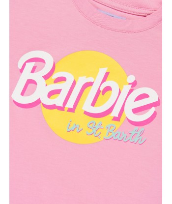 MC2 Saint Barth Girls Barbie T-Shirt in Pink Voir les baskets