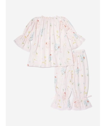 Amiki Children Girls Arianna Ladybug Print Pyjama Set in Pink français