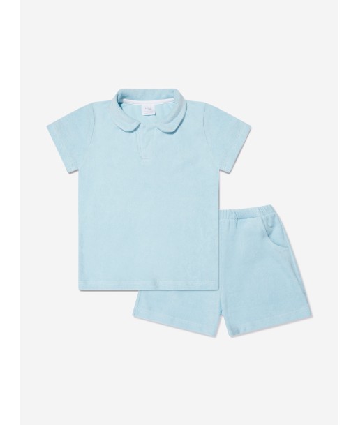 Amiki Children Boys Thomas Short Pyjama Set in Blue la colonne vertébrale