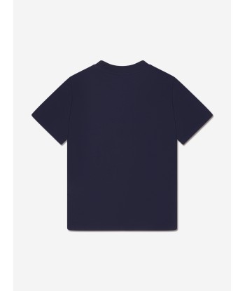 Moncler Enfant Kids Born To Protect T-Shirt in Navy prix pour 