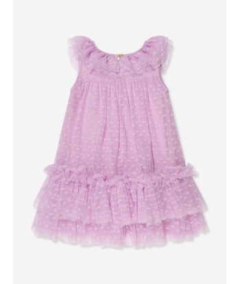 Angels Face Girls Tulle Hearts Dress in Violet français