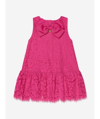 Angels Face Girls Sleeveless Lace Nel Dress in Pink Amélioration de cerveau avec