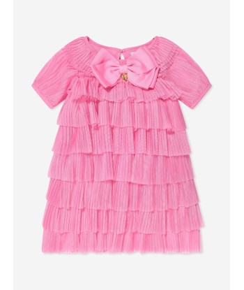 Angels Face Girls Tallulah Pleated Dress in Pink Livraison rapide