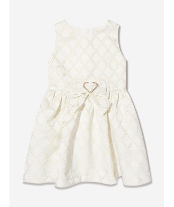 Angels Face Girls Ursula Heart Bow Dress in White sur le site 