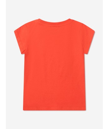 Moschino Girls Logo T-Shirt in Red En savoir plus