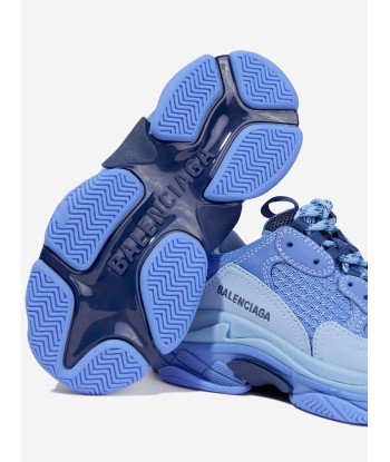 Balenciaga Boys Triple S Trainers in Blue 50% de réduction en Octobre 2024