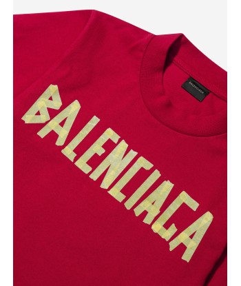 Balenciaga Kids Logo T-Shirt in Red suggérées chez