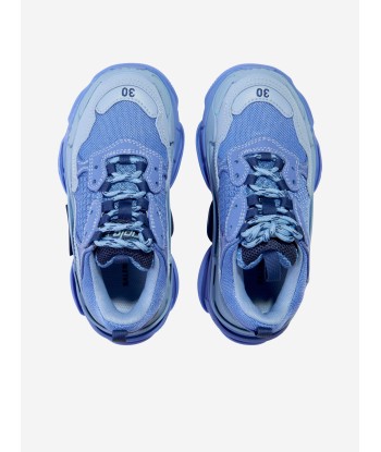 Balenciaga Boys Triple S Trainers in Blue 50% de réduction en Octobre 2024