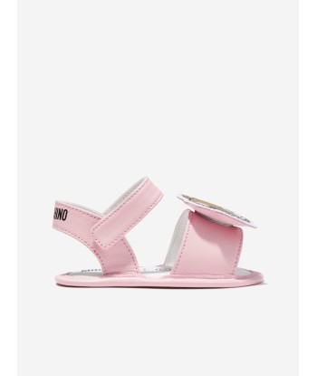 Moschino Baby Girls Bee And Teddy Bear Sandals in Pink livraison et retour toujours gratuits