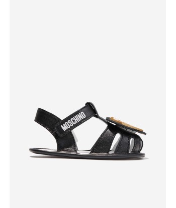 Moschino Baby Teddy Bear Sandals in Black l'achat 