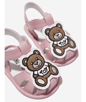 Moschino Baby Girls Teddy Bear Sandals in Pink Les magasins à Paris et en Île-de-France