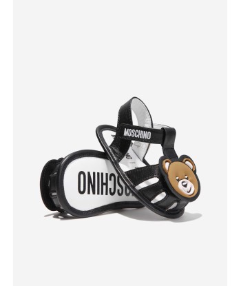 Moschino Baby Teddy Bear Sandals in Black l'achat 