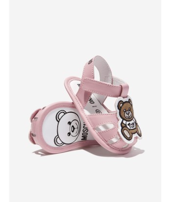 Moschino Baby Girls Teddy Bear Sandals in Pink Les magasins à Paris et en Île-de-France