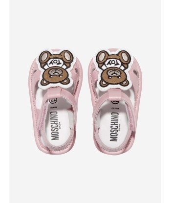 Moschino Baby Girls Teddy Bear Sandals in Pink Les magasins à Paris et en Île-de-France