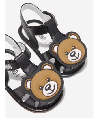 Moschino Baby Teddy Bear Sandals in Black l'achat 