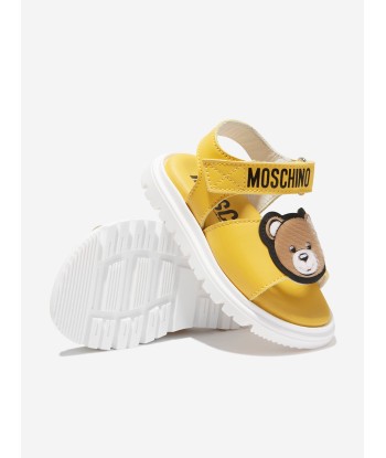 Moschino Kids Teddy Bear Sandals in Black français