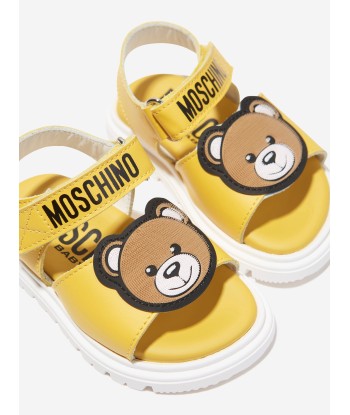 Moschino Kids Teddy Bear Sandals in Black français