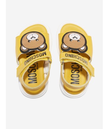 Moschino Kids Teddy Bear Sandals in Black français