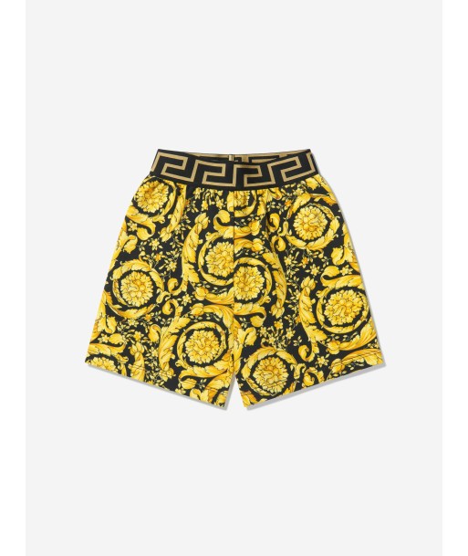 Versace Boys Barocco Print Shorts Pour