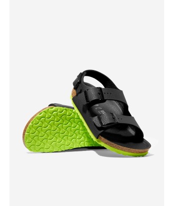 BIRKENSTOCK Boys Milano Sandals in Black Toutes les collections ici