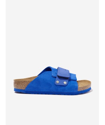 BIRKENSTOCK Kids Kyoto Sandals in Blue hantent personnes