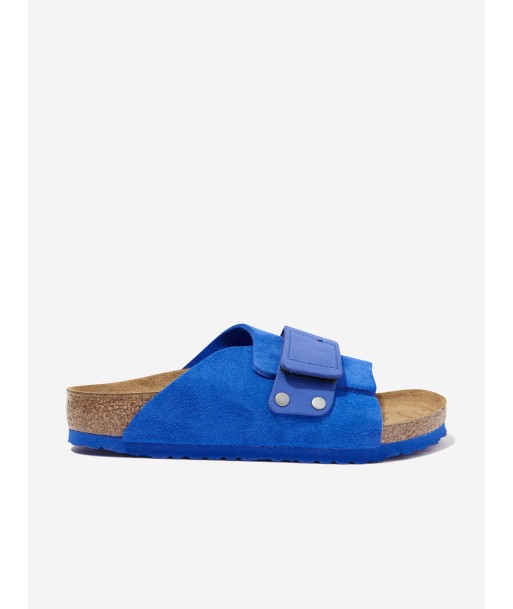 BIRKENSTOCK Kids Kyoto Sandals in Blue hantent personnes