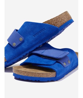 BIRKENSTOCK Kids Kyoto Sandals in Blue hantent personnes