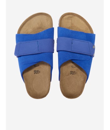 BIRKENSTOCK Kids Kyoto Sandals in Blue hantent personnes