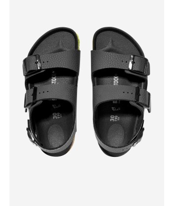 BIRKENSTOCK Boys Milano Sandals in Black Toutes les collections ici