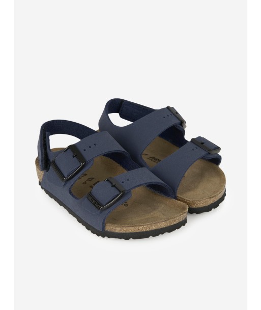 BIRKENSTOCK Boys New York Sandals in Navy solde