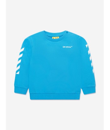 Off-White Baby Boys Helvetica Diag Tracksuit in Blue Amélioration de cerveau avec