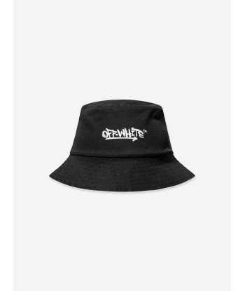 Off-White Baby Off Graffiti Bucket Hat in Black une grave pollution 