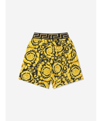 Versace Boys Barocco Print Shorts Pour