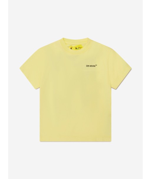 Off-White Boys Rubber Arrow T-Shirt in Yellow Découvrez la collection