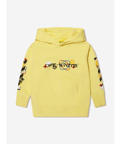 Off-White Boys Off Planets Hoodie in Yellow 2023