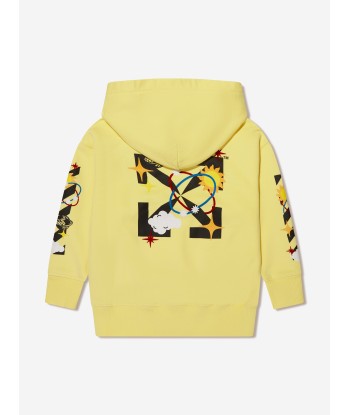 Off-White Boys Off Planets Hoodie in Yellow 2023