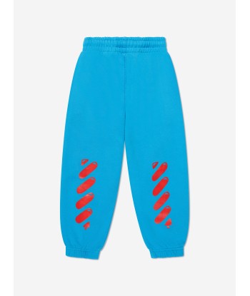 Off-White Boys Balloons Joggers in Blue Livraison rapide