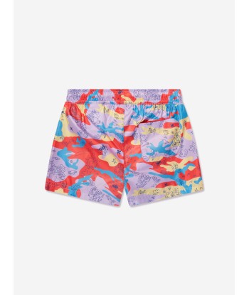 Off-White Boys Puzzleflage Swim Shorts in Multicolour pour bénéficier 