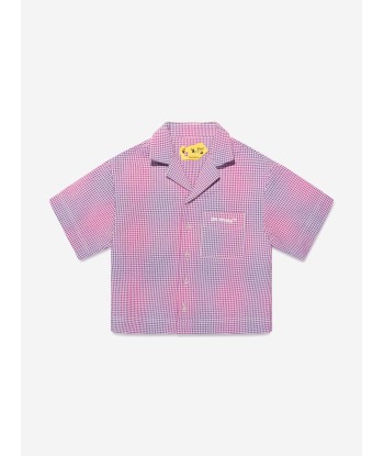 Off-White Boys Arrow Seer Bowling Shirt in Lilac l'évolution des habitudes 