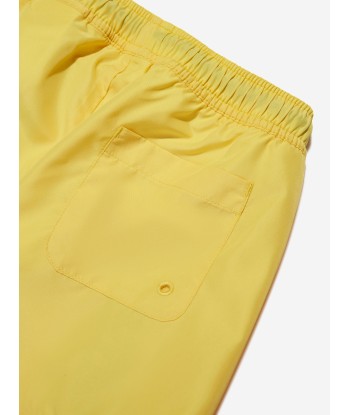 Off-White Boys Off Graffiti Swim Shorts in Yellow pas cheres