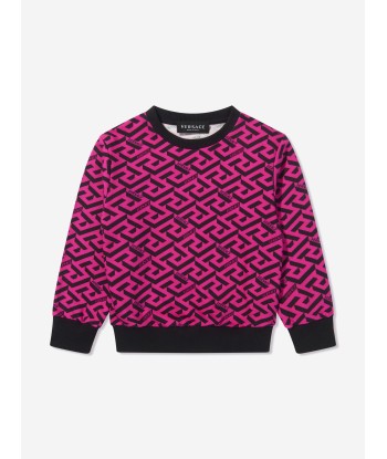 Versace Girls All Over Print Sweatshirt Jusqu'à 80% De Réduction