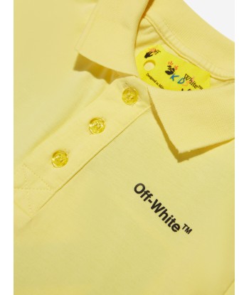 Off-White Boys Rubber Arrow Polo Shirt in Yellow de l' environnement