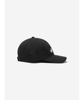 Off-White Kids Logo Rounded Cap in Black Fin de série