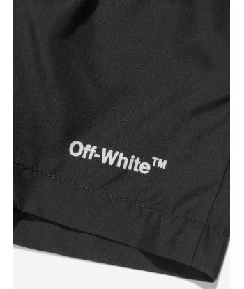 Off-White Baby Boys Logo Industrial Swim Shorts in Black des créatures d'habitude