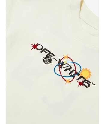 Off-White Baby Boys Off Planets T-Shirt in White les ligaments