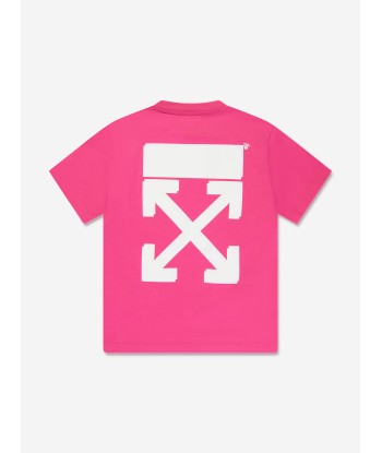 Off-White Girls Rubber Arrow T-Shirt in Pink Venez découvrir notre 