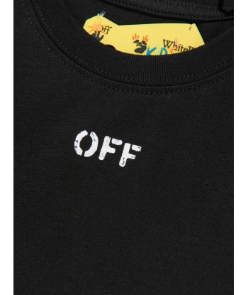 Off-White Girls Off Stamp T-Shirt in Black 2024